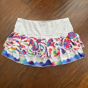 Lucky in love tennis skirt